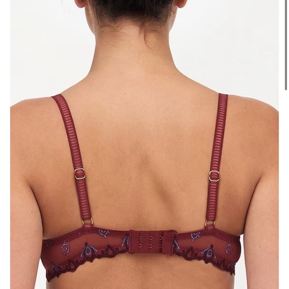 Chantelle Champs Elysees Unlined Lace Demi Bra - Picture 2 of 10